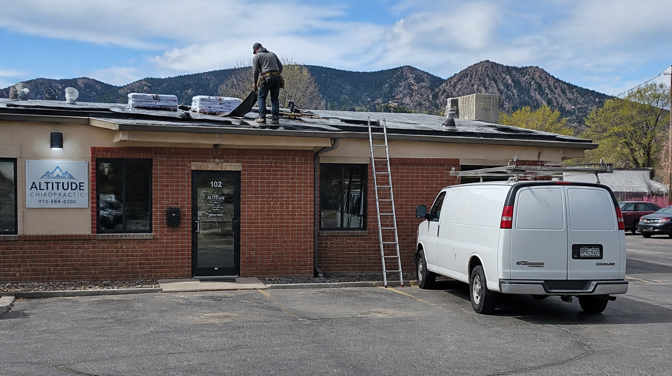 Commercial roofing project in Northern Colorado